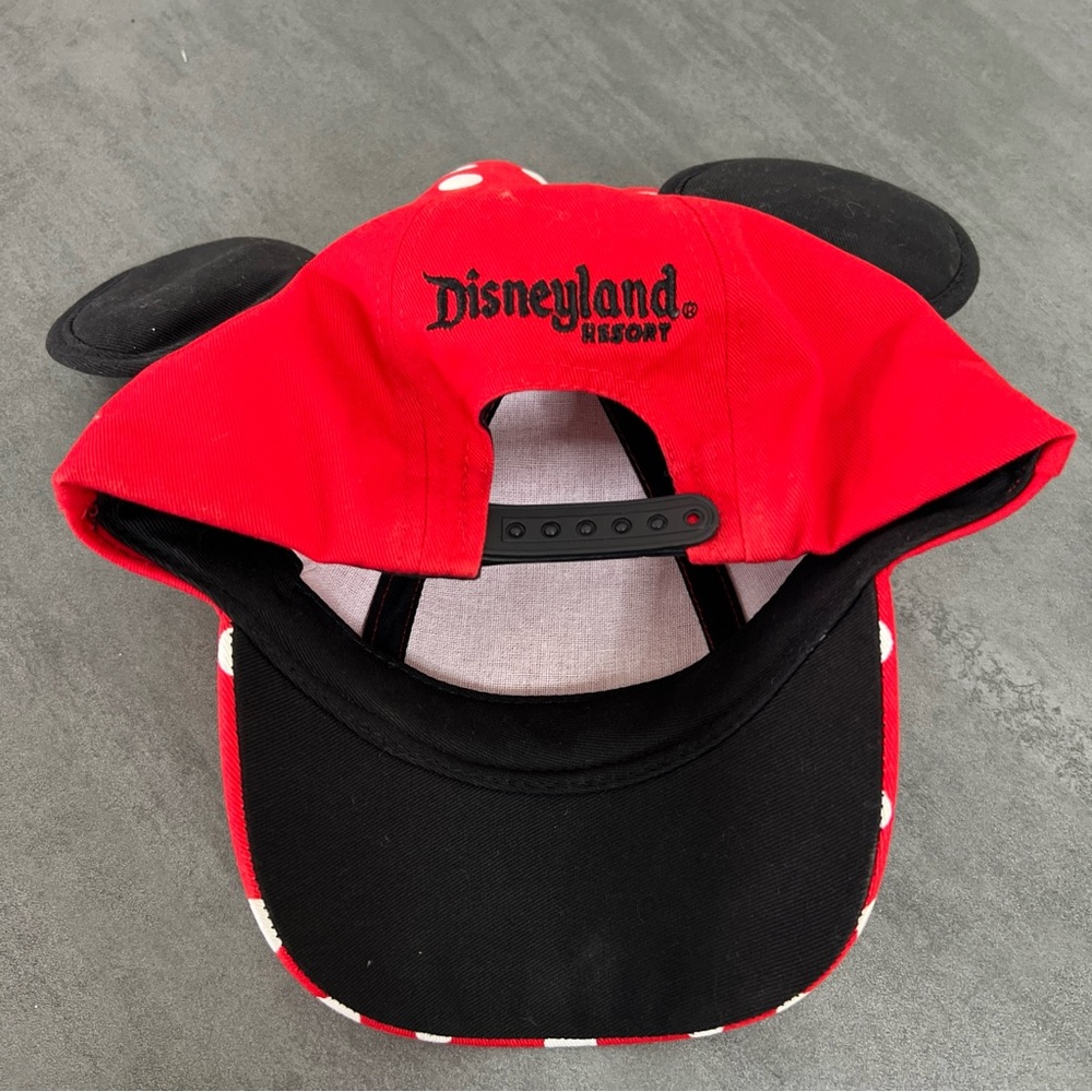 Minnie Mouse Polka Dot Youth Snap Back Baseball Cap Hat Disneyland Disney Parks - Picture 3 of 6